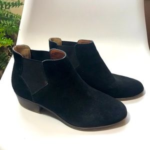 Lucky Brand Black Suede Booties